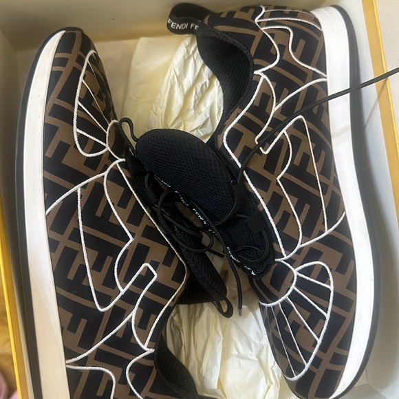 Fendi Lycra FF Sneakers Size 40 - Picture 6 of 7